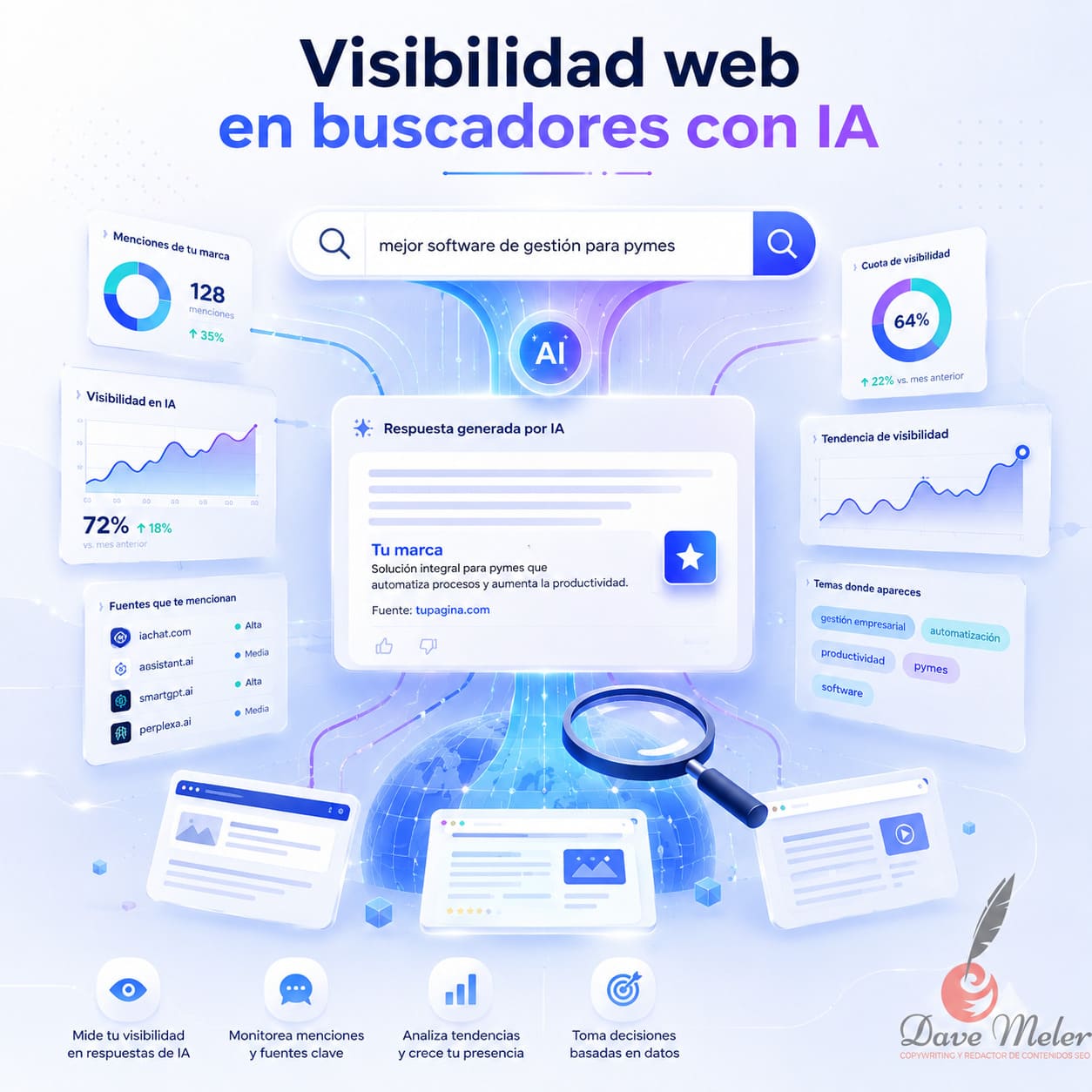 Cómo medir la visibilidad web en buscadores con IA